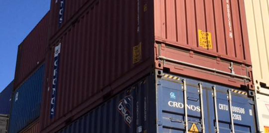 Secure container storage